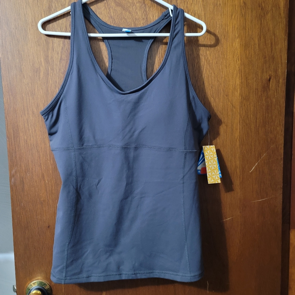 Women's Gray Racerback Tank Top - Unbranded